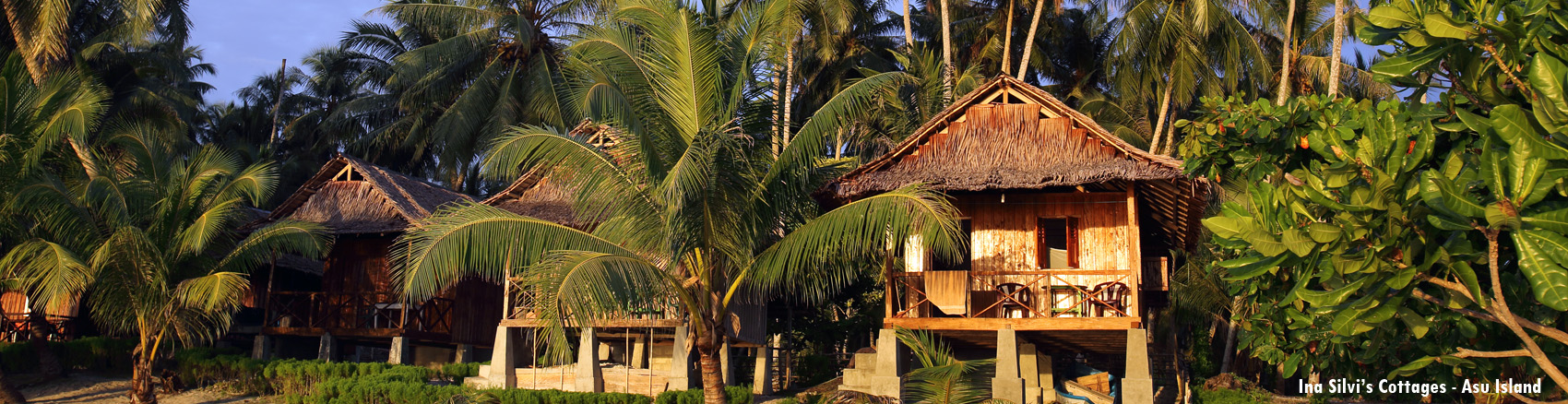 Ina silvi's cottages, Asu Island. Nias, Indonesia.