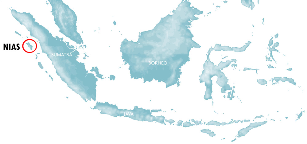 Indonesia Nias Map