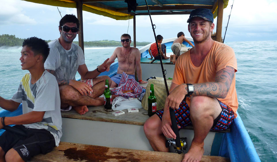 Fishing trip Nias Island Indonesia.