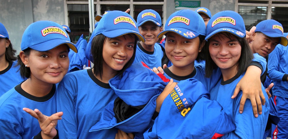 Paskibraka girls North Nias