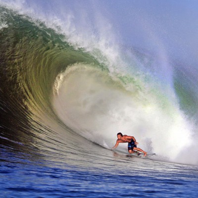 Sorake in Lagundri Bay, South Nias. Photo by Justin Bu'ulolo.