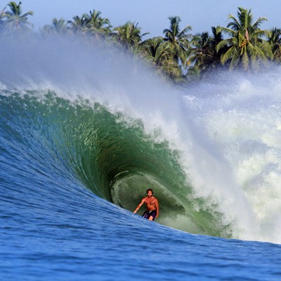 Sorake in Lagundri Bay, South Nias. Photo by Justin Bu'ulolo.