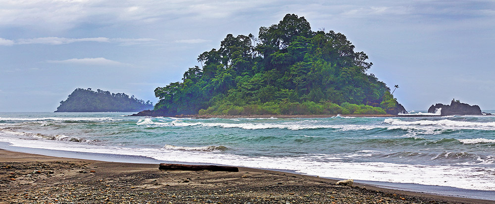 Farai'i Beach on southern end of the West Nias coast.