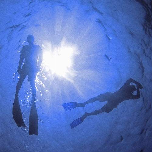 Freediving on Soma Island.