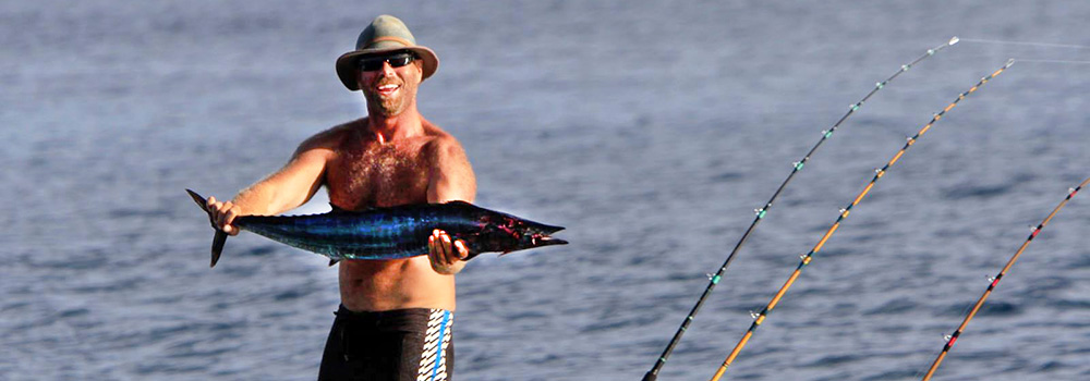 Gone fishing with Steve from Puri Asu. Photo courtesy www.puriasuresort.com