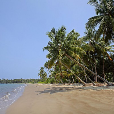 Tanayae Beach on the north-east coast of Nias. Tuhemberua, Nias Utara.