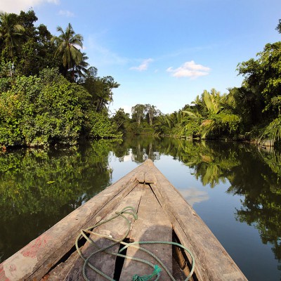 River exploration along La'fau river, Nias Utara