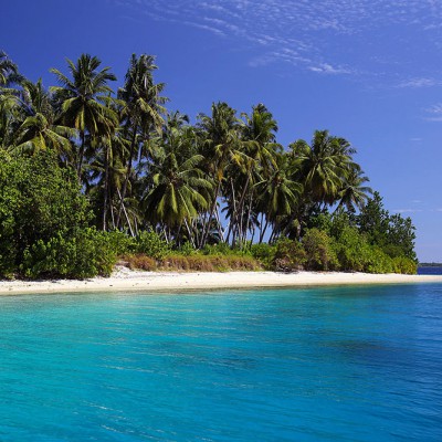 Makora Island off the northern coast of Nias. Lahewa, Nias Utara.