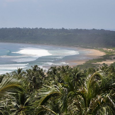 Toyolawa Beach on the north-west corner of Nias Island. Lahewa, Nias Utara.