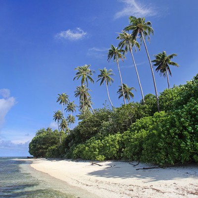 Seriwa'o Beach in the north-east tip of Nias Island. Sawo, Nias Utara.