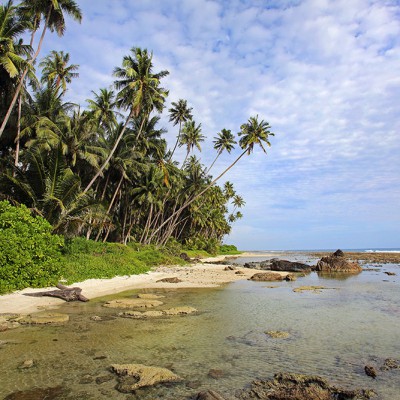 Sema-Sema beach west of Sorake. Nias Selatan.