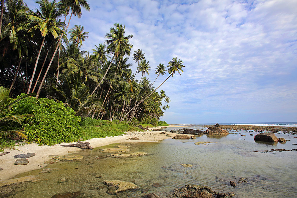 Sema-Sema beach west of Sorake. Nias Selatan.