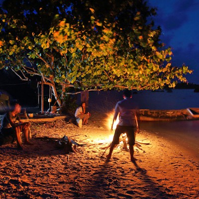 Camping trip to Wunga Island, North Nias.