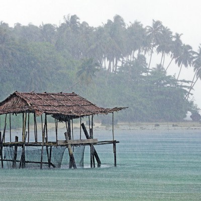 A rainy day at Asi Walo, Nias Utara