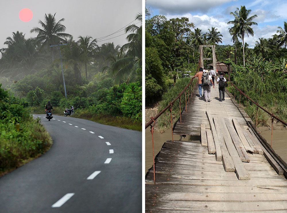 The main roads along the coast and between larger towns and villages are in good condition, but smaller roads in the interior can be very rough.