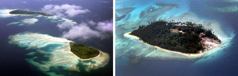 Telo Islands from above. Photo by Telloku.