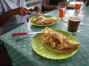 Banana Pancake breakfast.