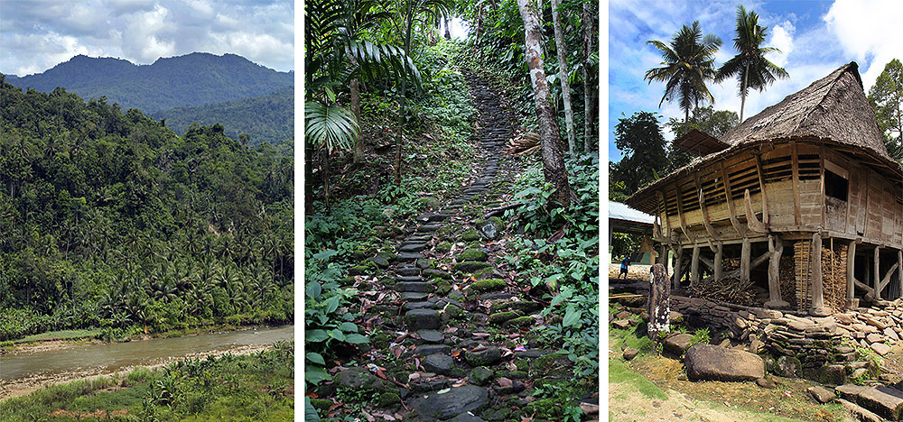 The road to Sisobahili village in Ulugawo sub-district.