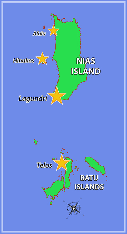 Nias Island Surf Areas